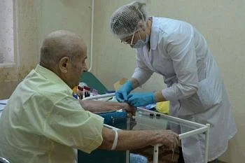 В госпитале для ветеранов прошла выездная диспансеризация ветеранов Великой Отечественной войны