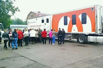 В Краснознаменском районе прошел выездной день донора